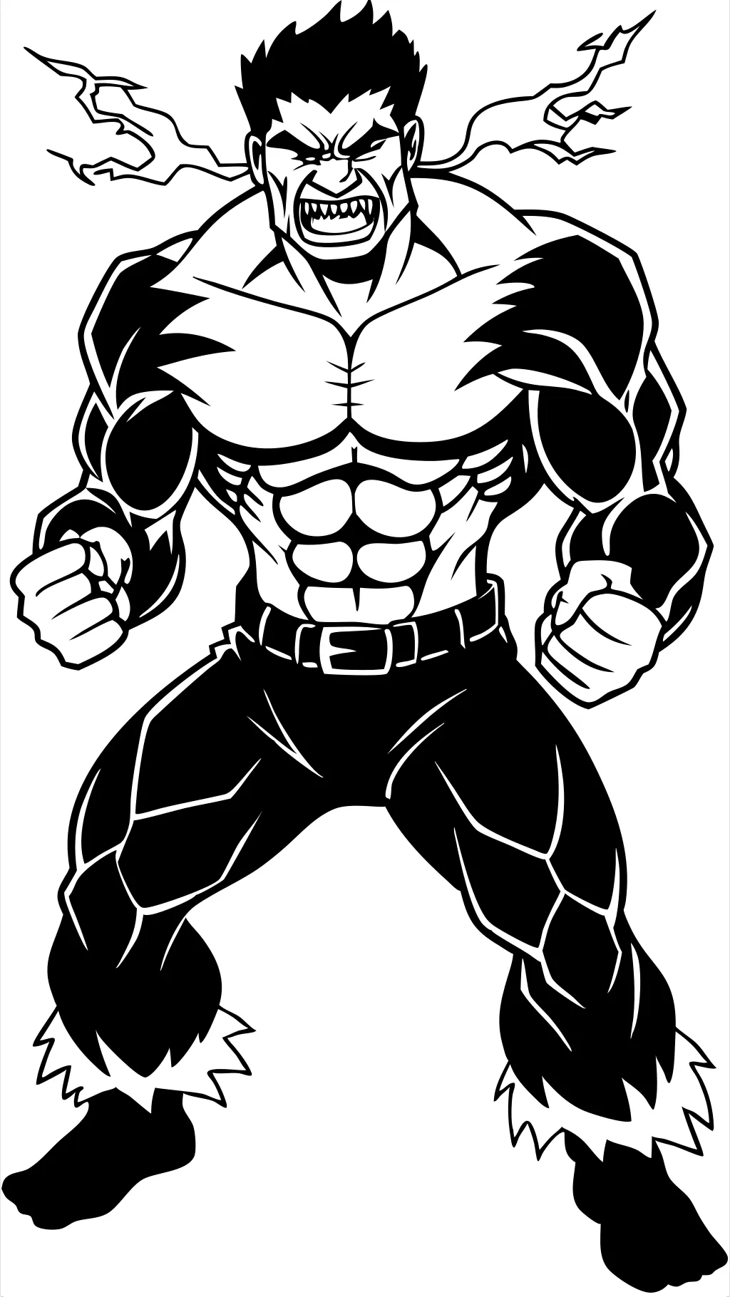 red hulk coloring pages